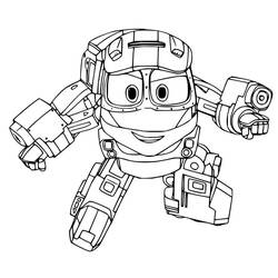 着色页: Robot Trains (卡通和动画节目) #204659 - 免费可打印着色页