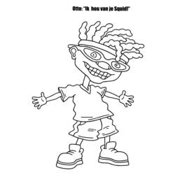 着色页: Rocket Power - 免费可打印着色页