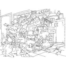 着色页: 淘气小兵兵 (卡通和动画节目) #52882 - 免费可打印着色页