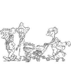 着色页: 淘气小兵兵 (卡通和动画节目) #52890 - 免费可打印着色页