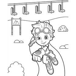 着色页: Rusty Rivets (卡通和动画节目) #195763 - 免费可打印着色页