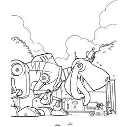 着色页: Rusty Rivets (卡通和动画节目) #195770 - 免费可打印着色页