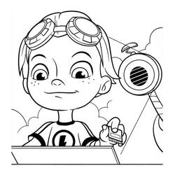 着色页: Rusty Rivets (卡通和动画节目) #195777 - 免费可打印着色页