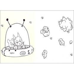 着色页: SamSam (卡通和动画节目) #183482 - 免费可打印着色页