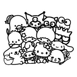 着色页: Sanrio (卡通和动画节目) #220325 - 免费可打印着色页