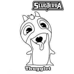 着色页: Slugterra (卡通和动画节目) #43036 - 免费可打印着色页