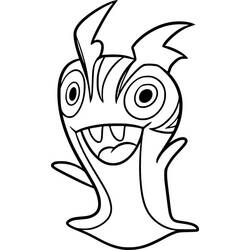 着色页: Slugterra - 免费可打印着色页