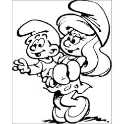 着色页: Smurfs (卡通和动画节目) #34565 - 免费可打印着色页