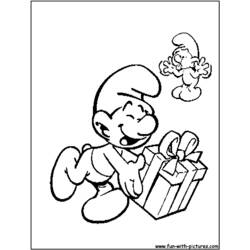着色页: Smurfs (卡通和动画节目) #34689 - 免费可打印着色页