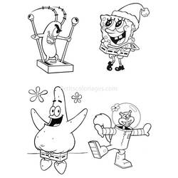 着色页: SpongeBob SquarePants - 免费可打印着色页