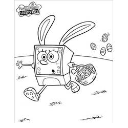 着色页: SpongeBob SquarePants (卡通和动画节目) #195095 - 免费可打印着色页