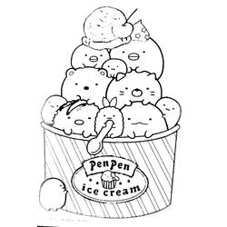着色页: Sumikko Gurashi (卡通和动画节目) #211481 - 免费可打印着色页