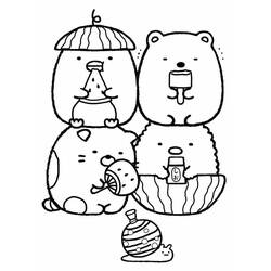 着色页: Sumikko Gurashi (卡通和动画节目) #211493 - 免费可打印着色页