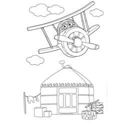 着色页: Super Wings (卡通和动画节目) #196613 - 免费可打印着色页