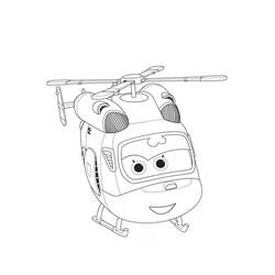 着色页: Super Wings (卡通和动画节目) #196615 - 免费可打印着色页