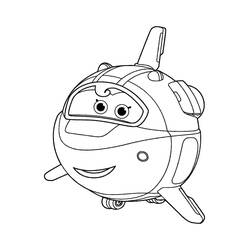 着色页: Super Wings (卡通和动画节目) #196617 - 免费可打印着色页