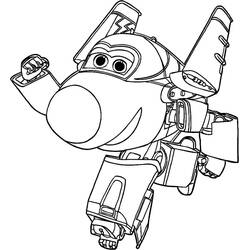 着色页: Super Wings (卡通和动画节目) #196634 - 免费可打印着色页