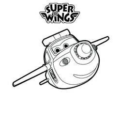 着色页: Super Wings (卡通和动画节目) #196644 - 免费可打印着色页