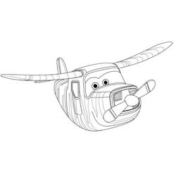 着色页: Super Wings (卡通和动画节目) #196650 - 免费可打印着色页