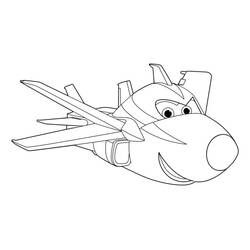 着色页: Super Wings (卡通和动画节目) #196651 - 免费可打印着色页