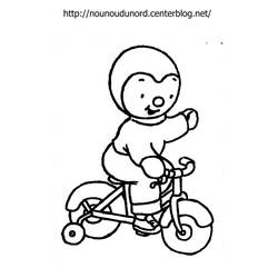 着色页: Tchoupi和Doudou (卡通和动画节目) #34116 - 免费可打印着色页