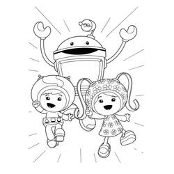 着色页: Team Umizoomi (卡通和动画节目) #195683 - 免费可打印着色页