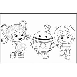 着色页: Team Umizoomi (卡通和动画节目) #195688 - 免费可打印着色页