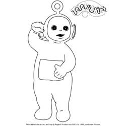 着色页: Teletubbies (卡通和动画节目) #49754 - 免费可打印着色页