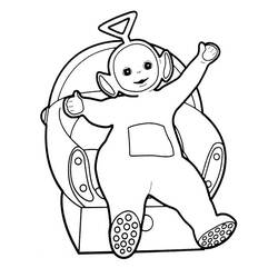 着色页: Teletubbies (卡通和动画节目) #49788 - 免费可打印着色页