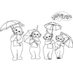 着色页: Teletubbies (卡通和动画节目) #49941 - 免费可打印着色页