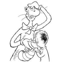 着色页: The Cat in the Hat (卡通和动画节目) #220497 - 免费可打印着色页