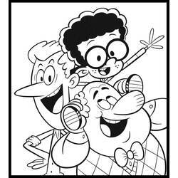 着色页: The Loud House (卡通和动画节目) #184861 - 免费可打印着色页