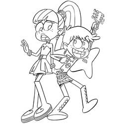 着色页: The Loud House (卡通和动画节目) #184863 - 免费可打印着色页