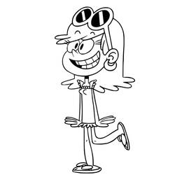 着色页: The Loud House (卡通和动画节目) #184874 - 免费可打印着色页