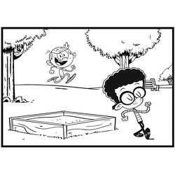 着色页: The Loud House (卡通和动画节目) #184880 - 免费可打印着色页