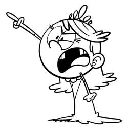 着色页: The Loud House (卡通和动画节目) #184882 - 免费可打印着色页