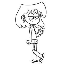 着色页: The Loud House (卡通和动画节目) #184884 - 免费可打印着色页