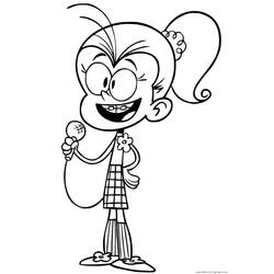 着色页: The Loud House (卡通和动画节目) #184887 - 免费可打印着色页