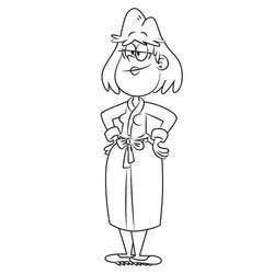 着色页: The Loud House (卡通和动画节目) #184894 - 免费可打印着色页