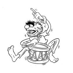 着色页: The Muppets (卡通和动画节目) #210113 - 免费可打印着色页