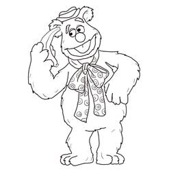 着色页: The Muppets (卡通和动画节目) #210115 - 免费可打印着色页