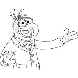 着色页: The Muppets (卡通和动画节目) #210117 - 免费可打印着色页