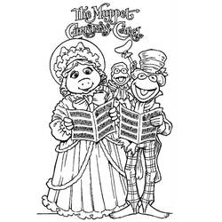 着色页: The Muppets (卡通和动画节目) #210121 - 免费可打印着色页