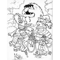 着色页: The Muppets (卡通和动画节目) #210128 - 免费可打印着色页