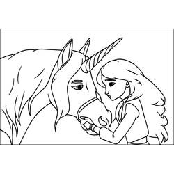 着色页: The Unicorn School (卡通和动画节目) #219416 - 免费可打印着色页