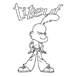 着色页: Titeuf (卡通和动画节目) #33740 - 免费可打印着色页