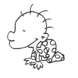 着色页: Titeuf (卡通和动画节目) #33743 - 免费可打印着色页