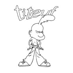 着色页: Titeuf (卡通和动画节目) #33886 - 免费可打印着色页