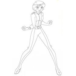 着色页: Totally Spies (卡通和动画节目) #194948 - 免费可打印着色页