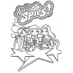 着色页: Totally Spies (卡通和动画节目) #29008 - 免费可打印着色页